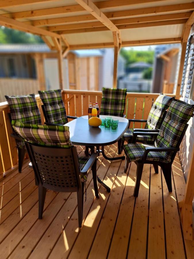 Mobilheim Chalet Bei Georg Seekirchen am Wallersee Dış mekan fotoğraf